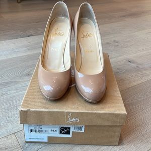 Christian Louboutin Simple Pump 120 Patent Nude